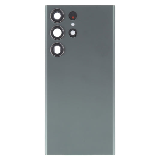 For Samsung Galaxy S23 Ultra SM-S918 Glass Battery Back Cover with Camera Lens Frame, For Samsung Galaxy S23 Ultra(with Camera Cover)