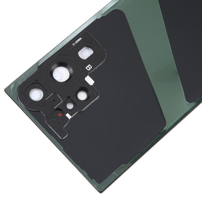 For Samsung Galaxy S23 Ultra SM-S918 Glass Battery Back Cover with Camera Lens Frame, For Samsung Galaxy S23 Ultra(with Camera Cover)