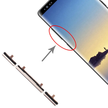 For Galaxy Note 8 10 Set Side Keys, For Galaxy Note 8, For Samsung Galaxy Note 8