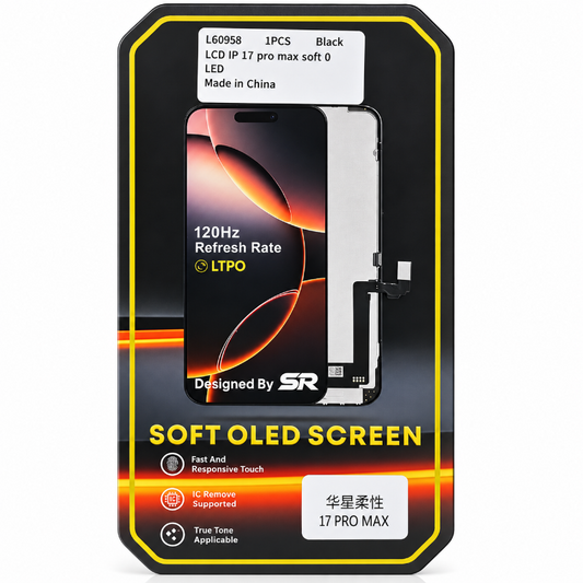 iPhone 17 Pro Max HX Soft OLED Screen Original Size 120HZ